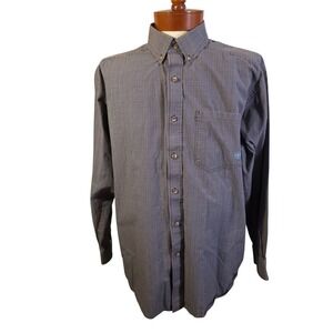 Ariat Pro Series Mens XL Plaid Button Down Shirt Long Sleeve Casual Workwear